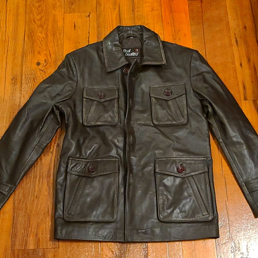 Leather Field Facket